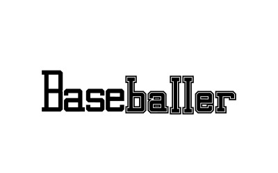 Baseballer Sport Serif -teckensnitt