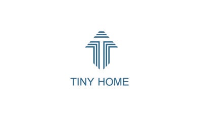 Tiny Home Logo - Monogramme T Lettre