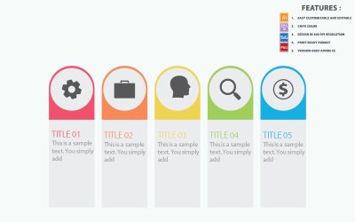 Business-Vektor-Infografik-Vorlage
