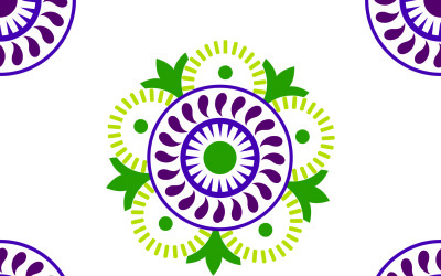 Luxus Mandala Wandkunst - Hintergrunddesign