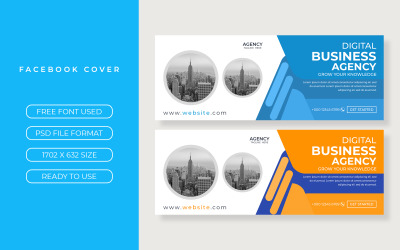 Marketing-Facebook-Cover-Design für Social Media