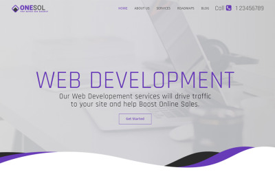 OneSol - Web Tasarım ve Geliştirme Çok Amaçlı Açılış Sayfası Şablonu