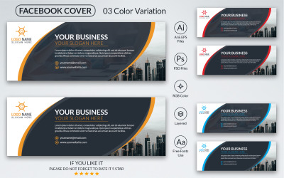 Шаблон обложки Business Creative для Facebook Социальные сети