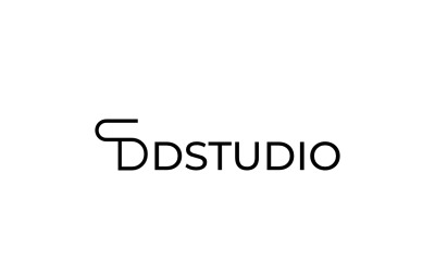 Egyszerű monogram STD Design Studio logó
