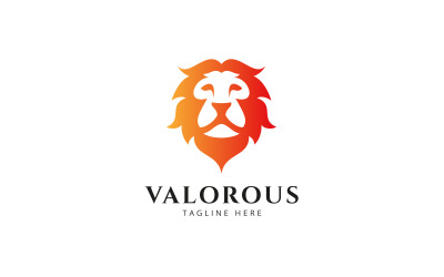 Valorous-Lion Logo Template
