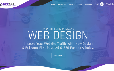 AppSol - Web Design Studio And IT Services Website Template