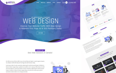 AppSol - Web Design Studio Website Template