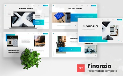 Finanzia - Investment &amp;amp; Finance PowerPoint -mallar