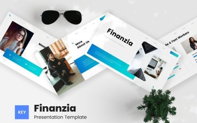 Finanzia - Modello Keynote per investimenti e finanza
