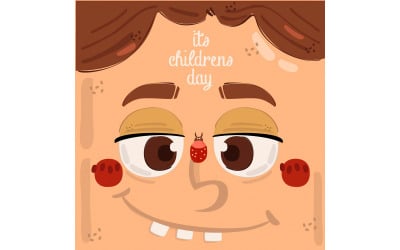 Happy Universal Children&amp;#39;s Day Illustration