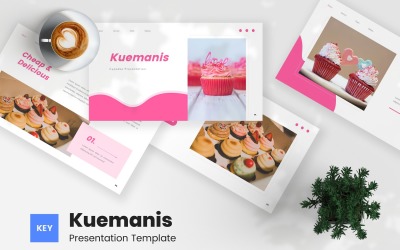 Kuemanis - Modèle de présentation de cupcake
