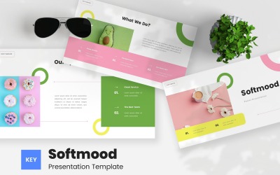 Softmood - Pastel Keynote Şablonu
