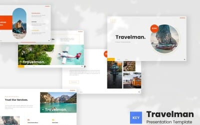 Travelman - Шаблон основної доповіді про подорожі