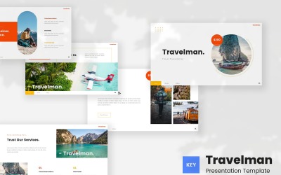 Travelman - Szablon Keynote podróży