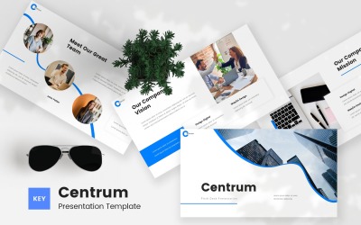 Centrum — Szablon prezentacji Keynote na Pitch Deck