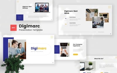 Digimarc - Digitális marketing Powerpoint sablon