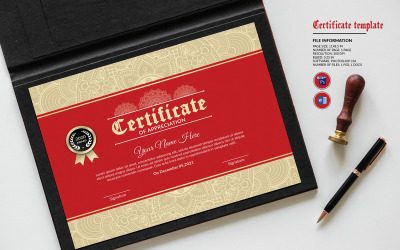 Modèle de certificat d'appréciation polyvalent