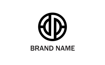 Round - DP Letter Logo Template