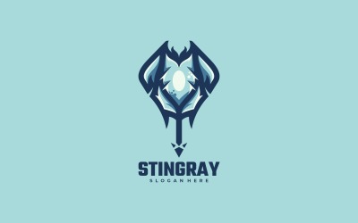 Stingray Simple Mascot Logo