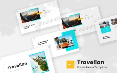 Travelian — Podróżuj szablon Google Slides