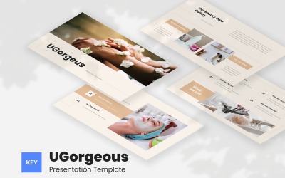 UGorgeous — Keynote-Vorlage für Schönheitspflege
