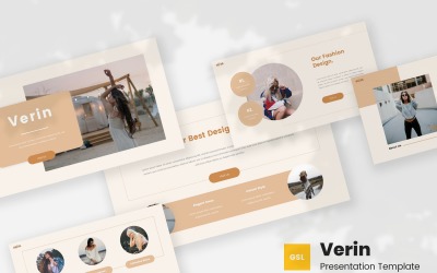 Verin — Bohemian Fashion Google Slides Template