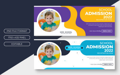 Banner-Design für die Schulzulassung