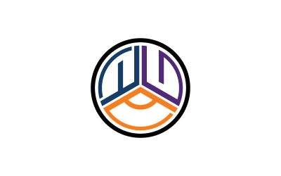 Bokstaven FG Initial Brand Logo