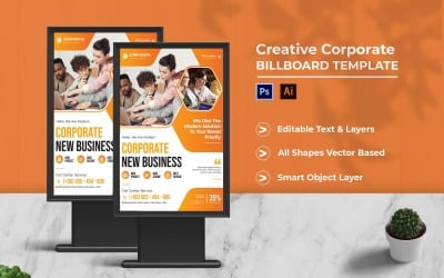 Creative Corporate Billboard Portrait