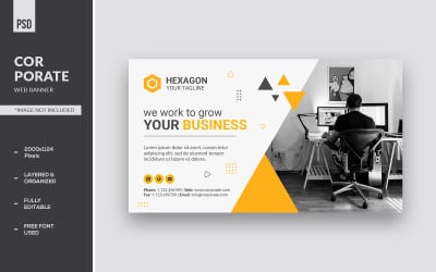 Grow Business Corporate Web Banner Templates