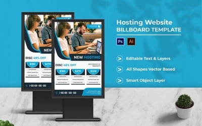 Hosting Website Billboard Portrait