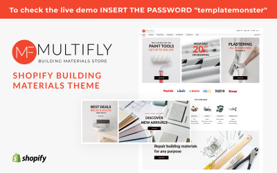 Multifly-constructie, Shopify-bouwmaterialenthema