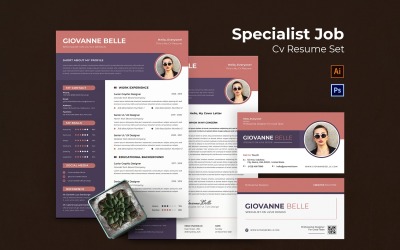 Specialist Job CV Resume Set