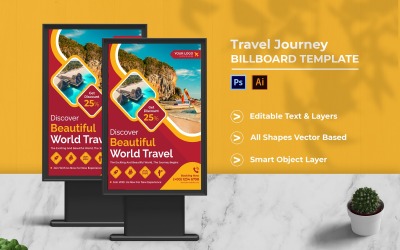 Travel Journey Billboard Portrait