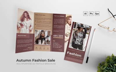 Autumn Sale Trifold Flyer