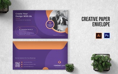 Creative Paper Envelope Template