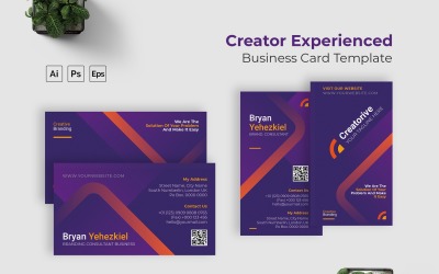 Visitenkarte mit Creator-Erfahrung