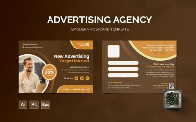 Advertising Agency Post Card