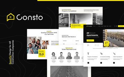 Consto | Industrial Construction WordPress Theme