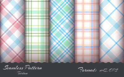 Definir Tartan Seamless Pattern 9, Graphics Pattern
