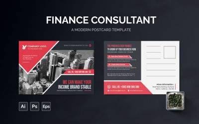 Finance Consultant Post Card