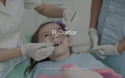 FlyDoctor - Tema WordPress gratuito para médicos y dentistas