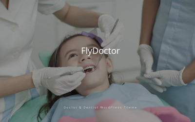 FlyDoctor - Tema WordPress gratuito per dottore e dentista