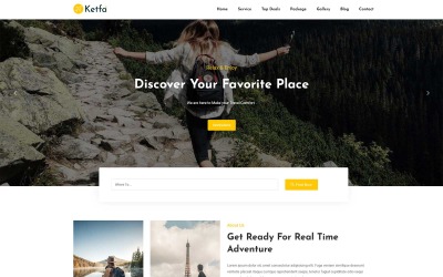 Ketfa – Tour and Travel Agency WordPress Theme