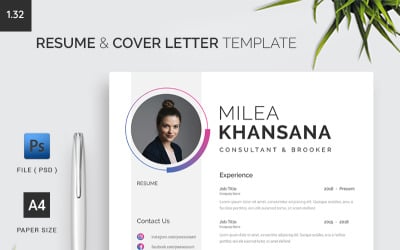 Resume &amp;amp; Cover Letter Template 1.38
