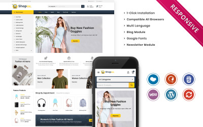 Shopox - 多用途 Woocommerce 商店