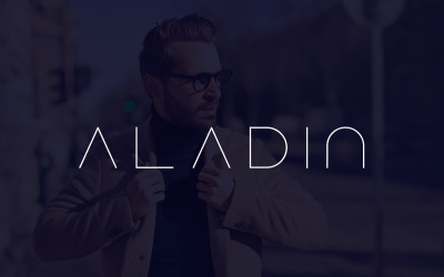Aladin - Speciaal minimalistisch lettertype