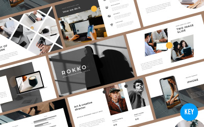 Modèle de présentation d'entreprise Rokko
