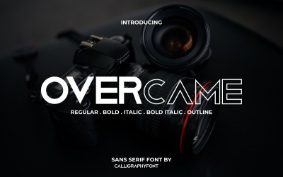Overcame Modern Sans Serif Font