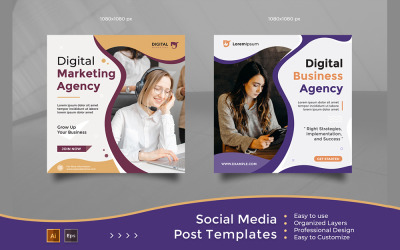 Creative Digital Business Agency - Шаблоны сообщений в социальных сетях